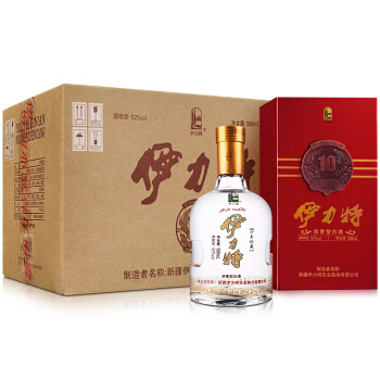 伊力特 十年珍藏 52度 口感浓香型 500ml*6瓶