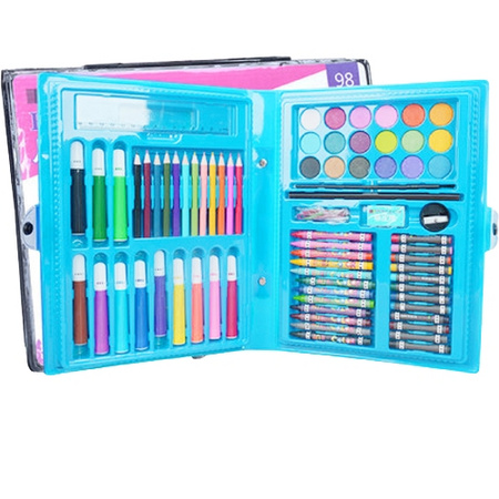 柏彩 可水洗水彩笔套装 98件