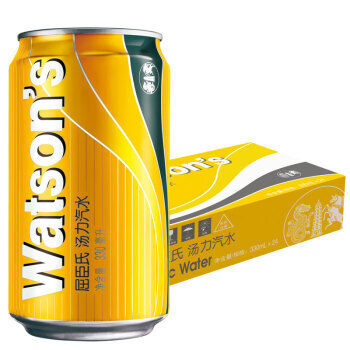 88VIP：屈臣氏 汤力汽水 330ml*24罐 *6件