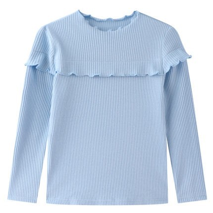 聚划算百亿补贴：Annil 安奈儿 女童中领长袖T恤