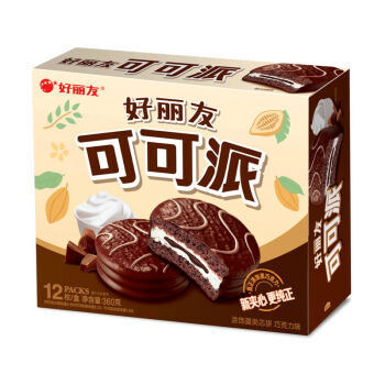Orion 好丽友 可可派 12枚360g/盒 *3件