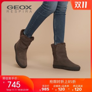 GEOX/健乐士 女牛皮舒适时尚保暖棉靴