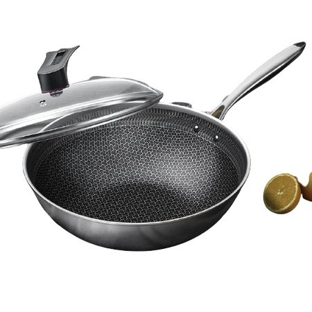 KBH 康巴赫 JCG30D1 不锈钢炒锅 30cm