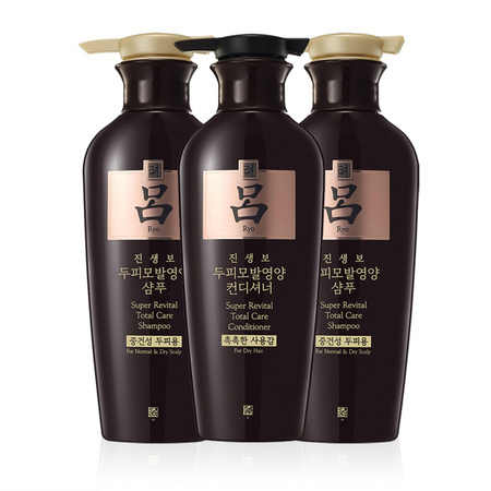 双11预售：Ryo 吕 控油固发柔顺洗护套装(洗发露400ml*2+护发素400ml)