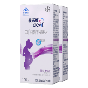拜耳旗下 爱乐维 柠檬酸苹果酸钙片 100片*2瓶 80元预售到手价