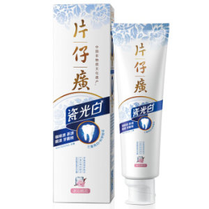 PZH 片仔癀 瓷光白牙膏 冰沁桃花 105g *5件