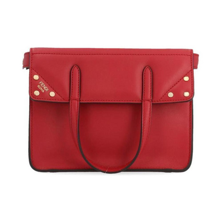 FENDI 芬迪 8BT306A5DY 女士深红色牛皮手提单肩包