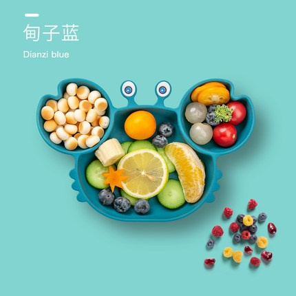 Couleur 可啦 宝宝餐盘螃蟹款