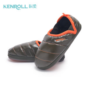 KENROLL/科柔 男女款专利防滑 保暖加绒拖鞋