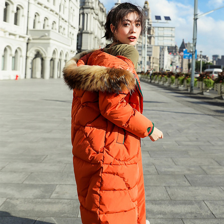 BENGEN 冰洁 J80143040 过膝羽绒服