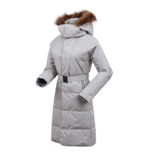 地球科学家 150克90%鹅绒 女中长款冲锋衣羽绒服 499元包邮