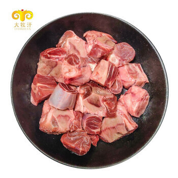 京东PLUS会员：DAMUHAN 民维大牧汗 带骨羊肉块 500g