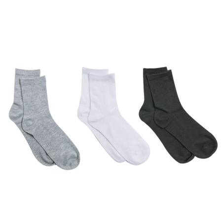 橘郡工坊 男女士防臭长袜 6双装