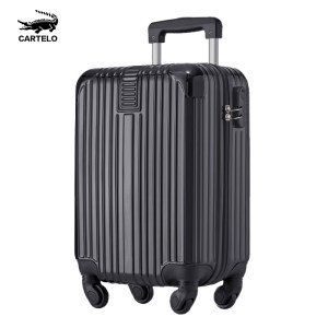 卡帝乐鳄鱼 万向轮铝框拉杆箱20寸