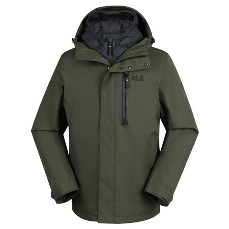 JackWolfskin 狼爪 5118273 男士户外三合一羽绒冲锋衣