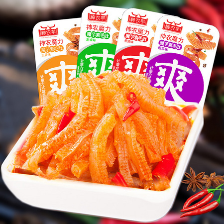 神农芋 魔芋爽素毛肚辣条 100g