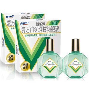 曼秀雷敦 新乐敦 复方门冬维甘滴眼液 13ml*2瓶 护眼抗疲劳 39元双12价