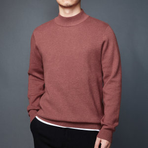 墨麦客 长绒棉腈纶混纺 男士半高领保暖毛衣 40款可选