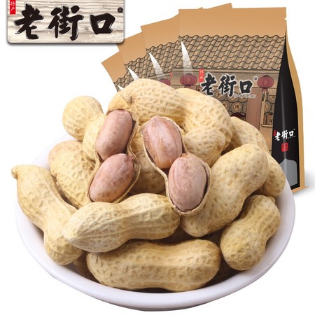 LAO JIE KOU 老街口 蒜香/奶香花生 420g*2袋 *2件