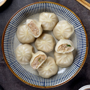 五丰冷食 杭州灌汤小笼包 8袋 共96只