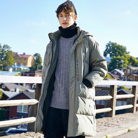 超值双12：MARK FAIRWHALE 马克华菲 719415037901512 男士中长款羽绒服