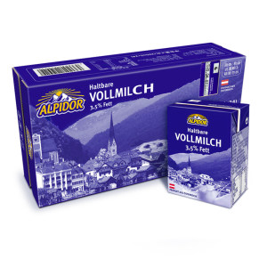 奥地利 阿贝多 全脂高钙纯牛奶 200ml*24盒