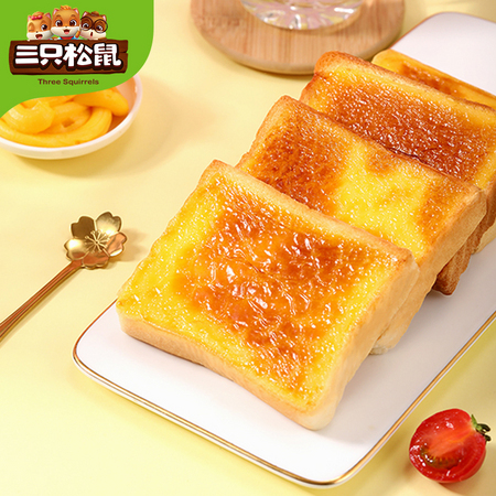 Three Squirrels 三只松鼠 岩烧乳酪吐司 520g
