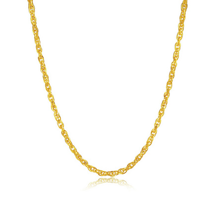 ZLF 周六福 AA050231 女士足金绞丝素链 3.6g