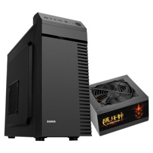 SAMA 先马 商英套装 电脑机箱 + 额定300W电源 套装