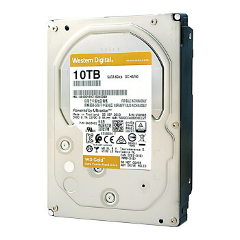 Western Digital 西部数据 金盘 10TB SATA6Gb/s 7200转256M 企业硬盘(WD102VRYZ)