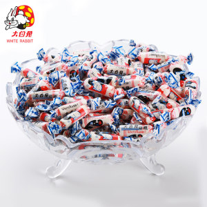 大白兔 原味奶糖 500g 一斤27.8元 两斤45.6元