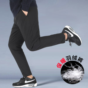 法威格 男子外穿羽绒裤 运动裤 90白鸭绒 防风防水面料