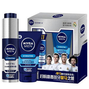 NIVEA 妮维雅 水活畅透套装（水活畅透精华露50g+多效洁面乳50g） *3件