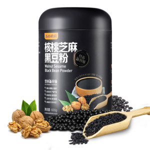 热销爆款 五谷磨房 核桃黑芝麻黑豆粉 600g/罐 49.9元礼遇价