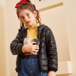 巴拉巴拉旗下 巴帝巴帝 男女短款羽绒服 90%白鸭绒