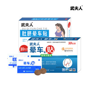 武夫人 儿童成人晕车贴10贴
