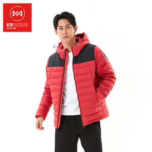 地球科学家 144克90%拒水鹅绒 男中厚款冲锋衣羽绒服 319元最低价