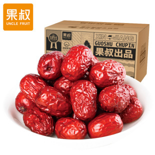 白菜1+1：果叔 新疆一级灰枣 散装 500g