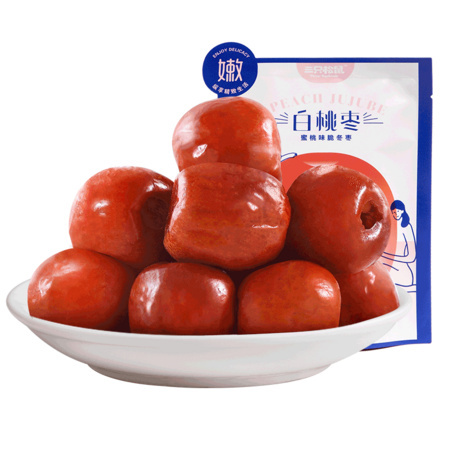 Three Squirrels 三只松鼠 网红休闲脆枣 白桃枣 40g