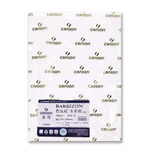 CANSON 康颂 巴比松系列 水彩纸 240g 270x390mm 8K 20张 *4件