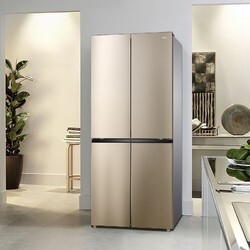 聚划算百亿补贴：TCL R405V1-U 十字对开门冰箱 405升