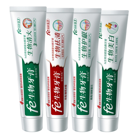 fe 金典牙医 上市纪念版酶指数9.3 生物牙膏 4支套装