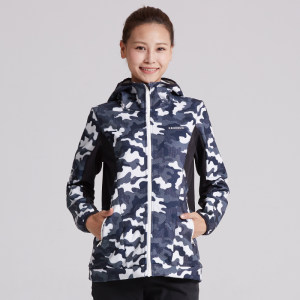 地球科学家 春秋款 防风防泼水 女保暖弹力软壳衣