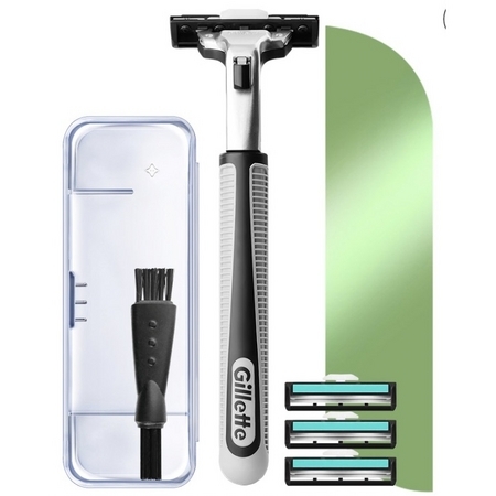 聚划算百亿补贴：Gillette 吉列 威锋手动剃须刀 1刀架3刀头