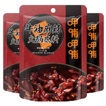 呷哺呷哺 牛油麻辣火锅底料 150g*3