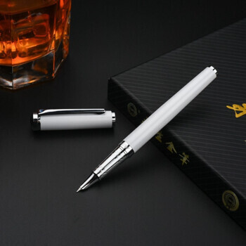 永生 575 包尖金属钢笔 钢笔裸笔（白色） 暗尖0.5mm