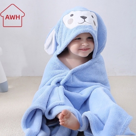 疯狂星期三：AWH 儿童带帽浴巾斗篷