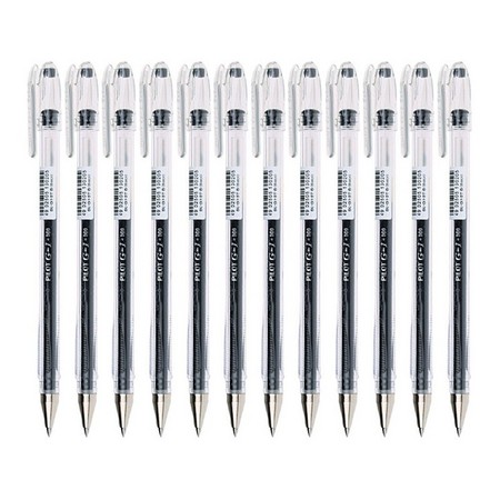 PILOT 百乐 BL-G1-5T 中性笔 黑色 0.5mm 12支装