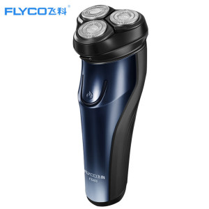 飞科 蓝色三刀头电动刮胡刀 全身可水洗