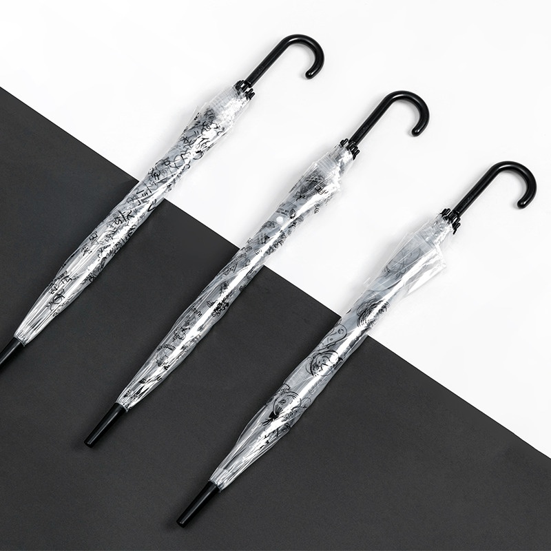 MINISO 名创优品 EVA涂鸦长柄伞